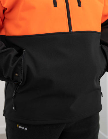 Swazi Windcheetah Top Blaze Orange/Black - Kiwi Workgear